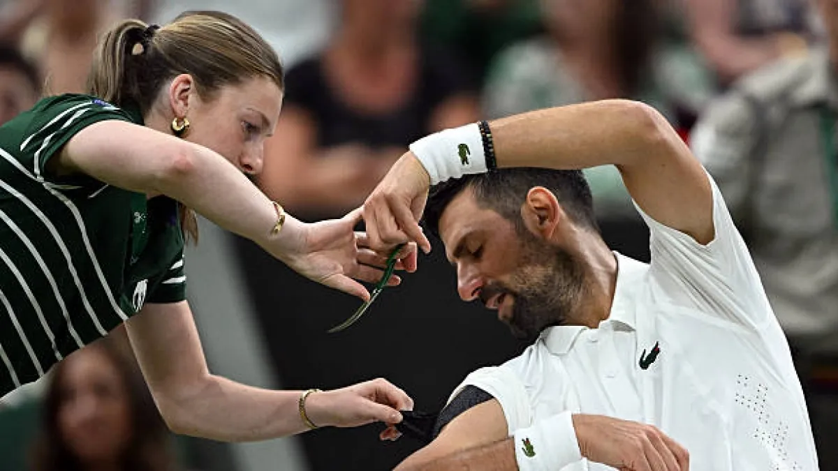 Djokovic and his amusing scene with a ball boy: "It made me feel a little more relaxed". Photo: Getty Images